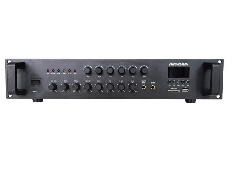 Hikvision 240W 6-Zone Analog Amplifier