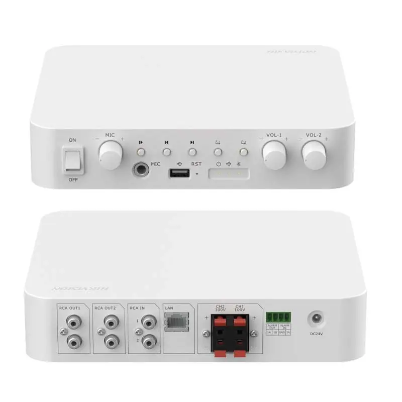 Hikvision 80W 2-Zone Network Amplifier