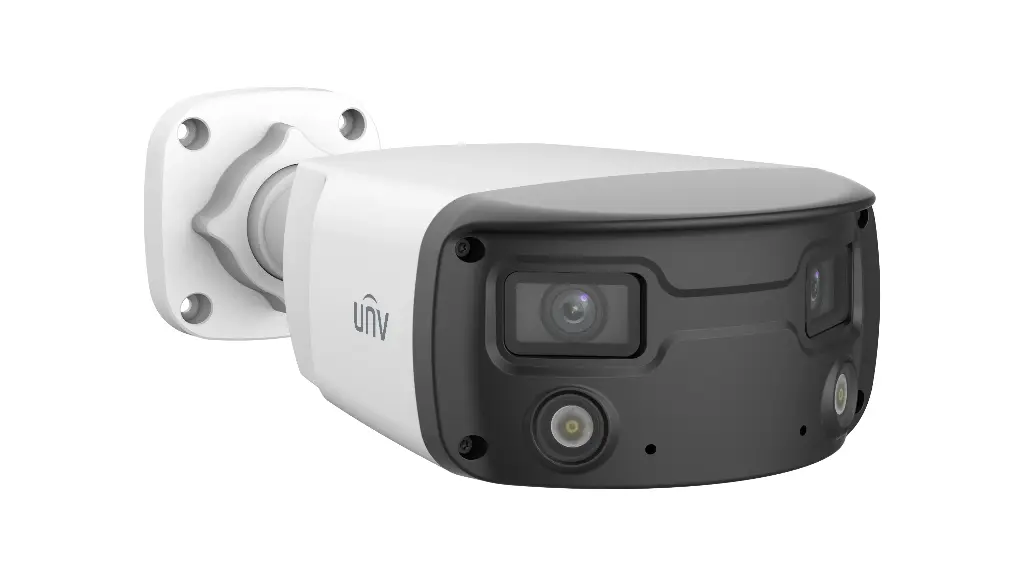 Uniview 4MP ColorHunter OmniView Fixed Warm Light Bullet Network Camera