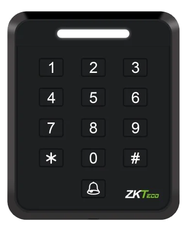 ZKTeco Simple Standalone Access Control System with passcode and Smart Card