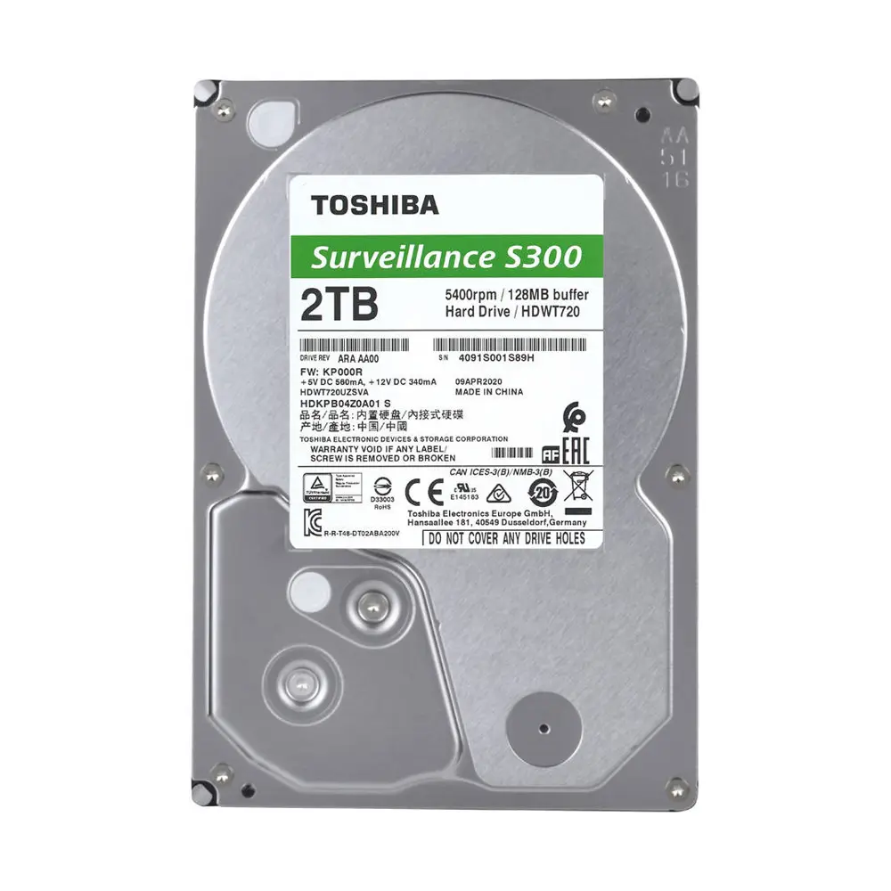Toshiba 2TB S300 Surveillance Hard Drive