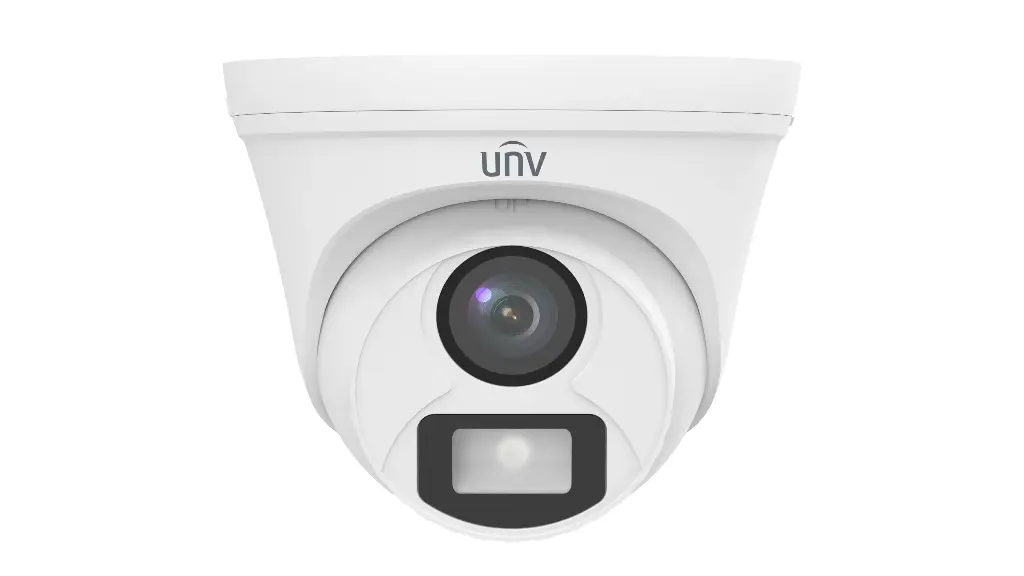 Uniview 5MP ColorHunter Fixed Warm Light Turret Analog Camera