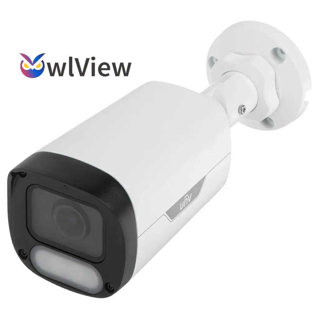 Uniview 8MP ColorHunter Wise-ISP Warm Light Bullet Network Camera