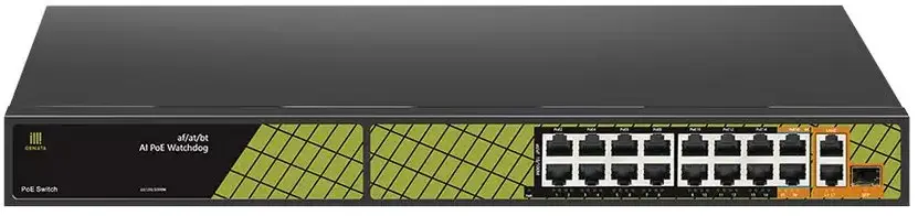 GENATA SWITCH POE [ 14P×100 + 2p1000 + 2P UP×1000 + 1P SFP×1000 ]