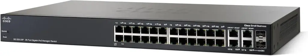 Cisco 28-Port Gigabit PoE Managed Switch