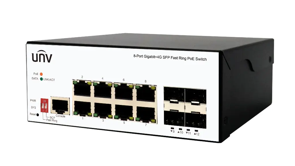 Uniview Harsh POE Switch Package With Adapter