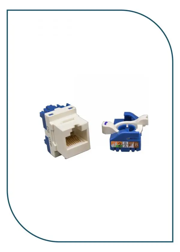 ProLink CAT6 UTP 1G keystone jack rotating