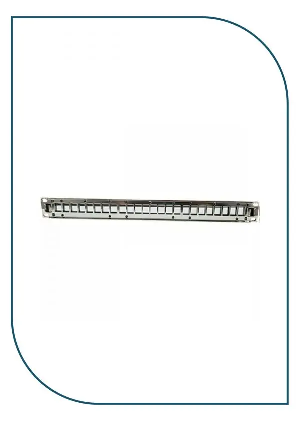 Prolink Patch Panel 1U, 24 Port FTP With Wire Management, Unloaded