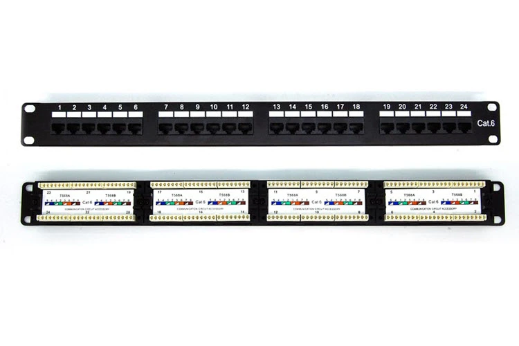 Original Link Patch Panel 24-Port Unshielded Full Loaded