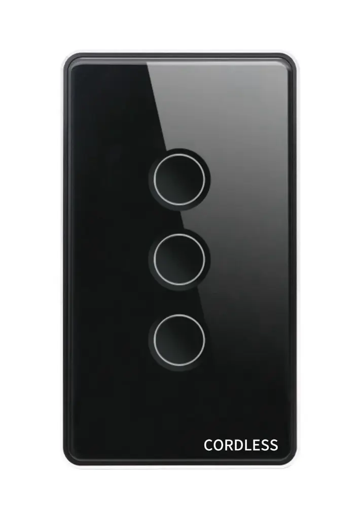 Cordless Smart Touch Wall Switch 3-Gang