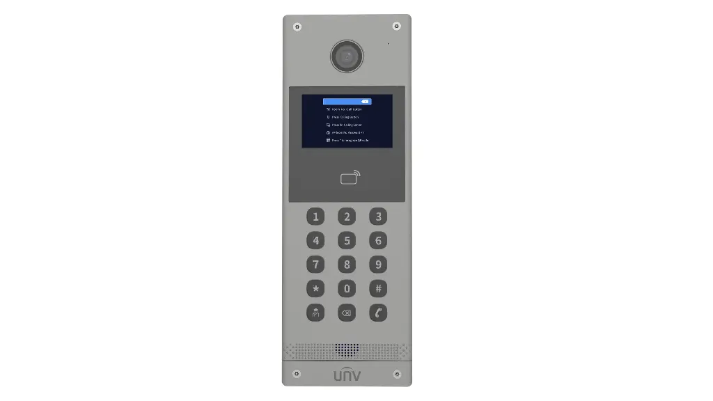 Uniview Apartment Door Station(IC Card,15 Keypads)
