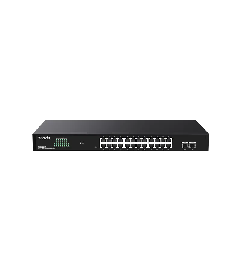 Tenda 24GE+2SFP Cloud Managed Switch