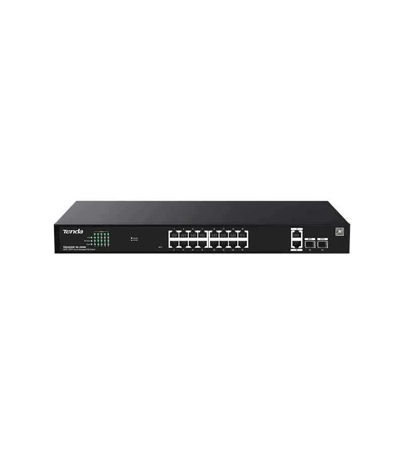 Tenda 18GE+2SFP Cloud Managed PoE Switch
