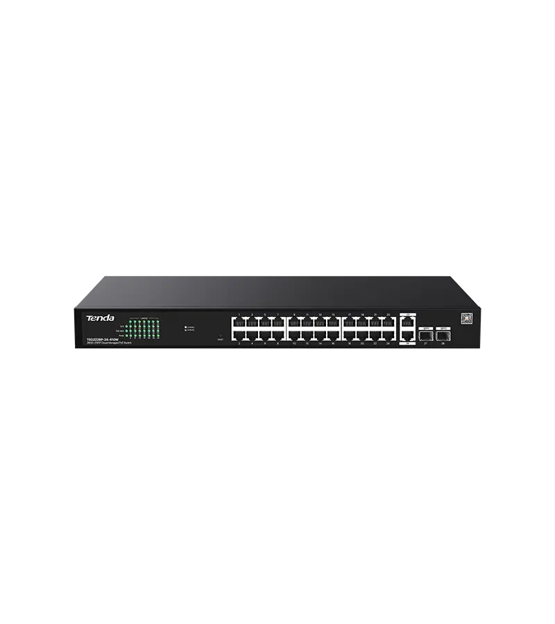 Tenda 26GE+2SFP Cloud Managed PoE Switch