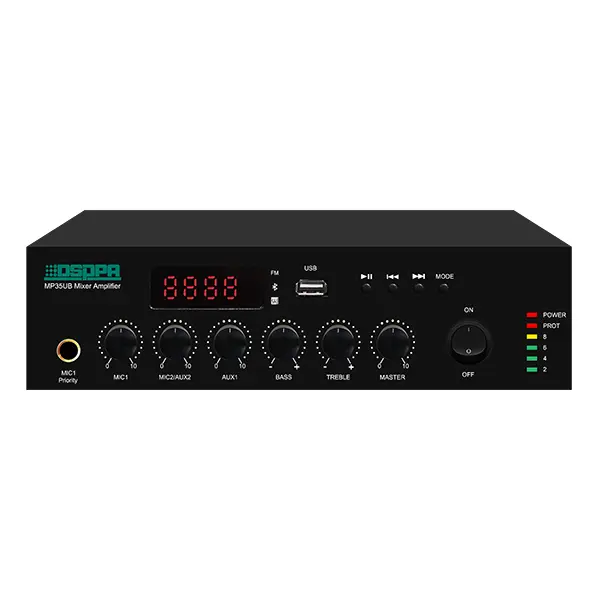 DSPPA Mini Digital Mixer Amplifier with USB & Bluetooth