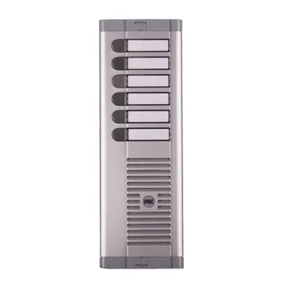 Urmet 6-line intercom panel with microphone