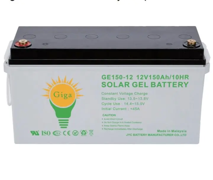 JYC SOLAR GEL BATTERY 12V 100AH/10HR
