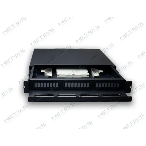 Netsys Fiber Optic Patch Panel 24 Core SC Duplex 1U Rack Mount