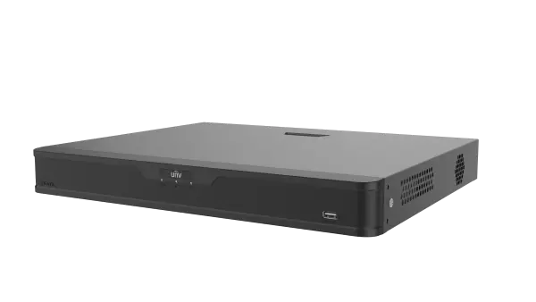 Uniview 2 HDDs 16-ch 16 PoE 1U NVR 12mp