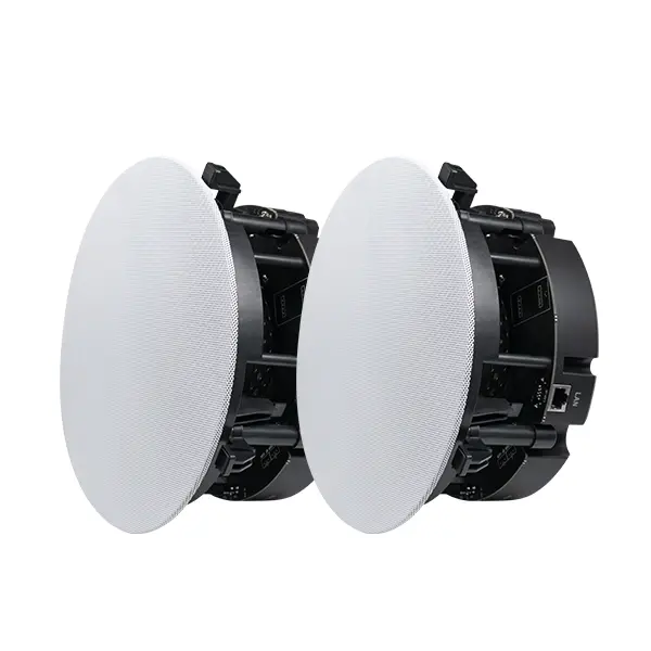 DSPPA 6.5 Inch 2-Way Stereo WiFi & Bluetooth  Ceiling speakers -1 Pair Active & Slave