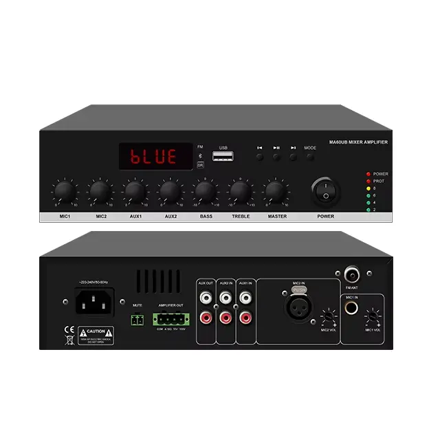 DSPPA Mini Mixer Amplifier with USB, FM & Bluetooth