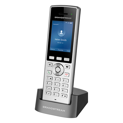 Grandstream Cordless Wi-Fi IP Phone with Integrated Dual-Band 802.11a/b/g/n/ac  and 8-hour talk time