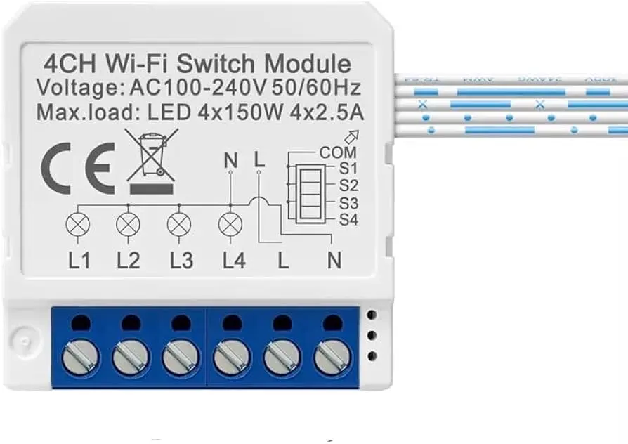 AVATTO MINI SWITCH 4 GANG WiFi