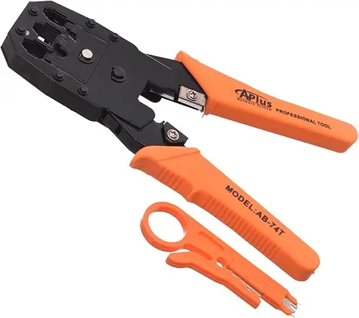 A-plus ethernet cable connector crimping machine