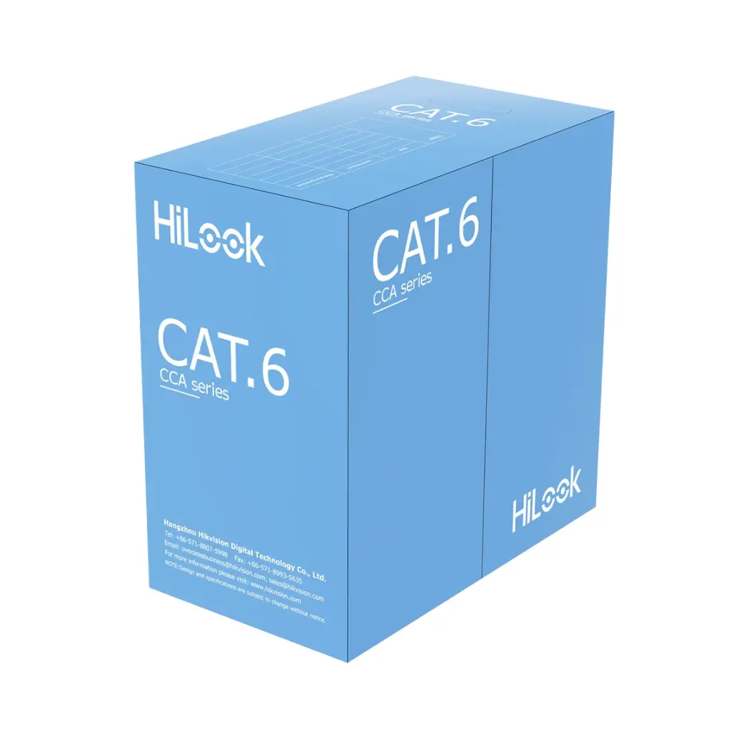 HiLook U/UTP Network Cable CAT6 4P 23AWG PVC CCA 305m