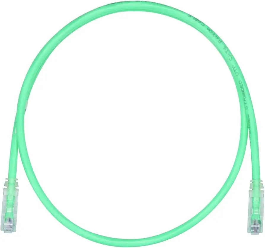 ProLink UNSHIELDED CAT6 PATCH CORD W/ T568B WIRING, 0.25M, LSZH GREEN 0.25GN