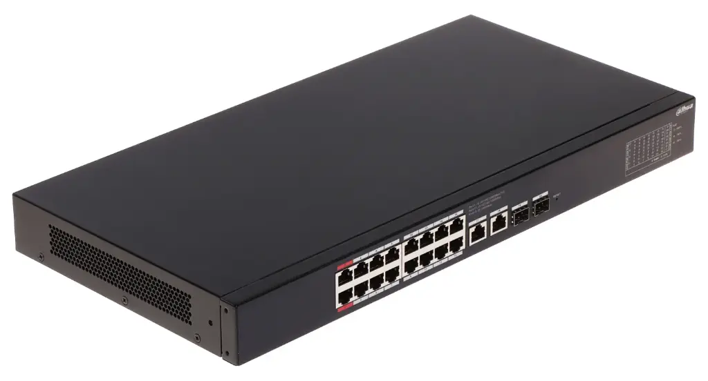 Dahua 20-Port Cloud Managed Desktop Gigabit Switch with 16-Port PoE