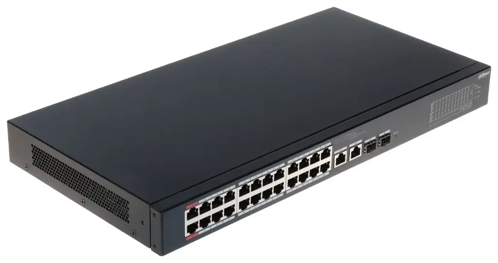 Dahua 26-Port Cloud Managed Desktop Switch with 24-Port PoE
