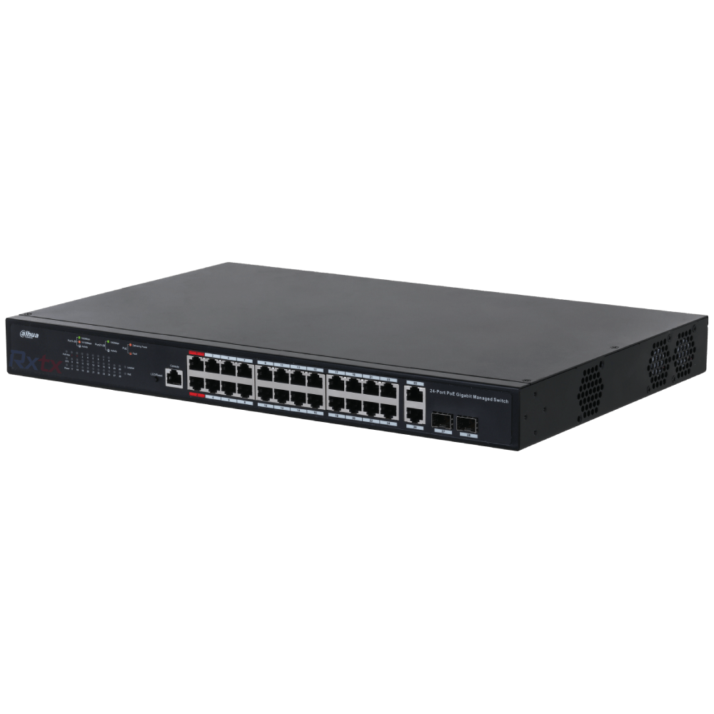 Dahua 26-Port Managed Gigabit Switch with 24-Port PoE