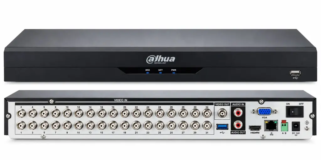 Dahua 32CH Penta-brid 1080N/720P 1U 2HDDs WizSense Digital Video Recorder