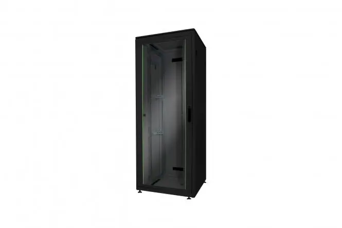 DIGITUS Network cabinet Unique series - 800x800 mm (WxD) BLACK 32U