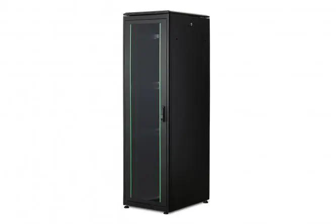 DIGITUS Network cabinet Unique series - 600x800 mm (WxD) BLACK 42U