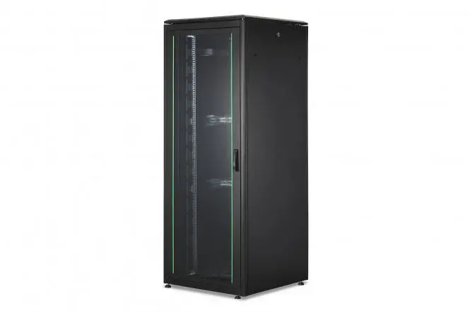 DIGITUS Network cabinet Unique series - 800x800 mm (WxD) BLACK 42U