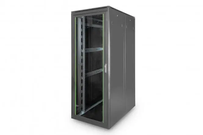 DIGITUS Network cabinet Unique series - 800x1200 mm (WxD) BLACK 42U