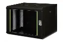DIGITUS Wall Mounting Cabinet Unique Series - 600x450 mm (WxD) BLACK 7U