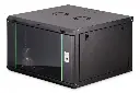 DIGITUS Wall-mounted enclosure Dynamic Basic series - 600x600 mm (WxD) BLACK 7U