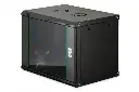 DIGITUS Wall-mounted enclosure Dynamic Basic series - 600x450 mm (WxD) BLACK 9U