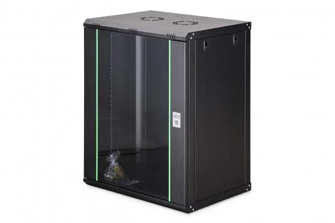 DIGITUS Wall-mounted enclosure Dynamic Basic series - 600x450 mm (WxD) 16U BLACK