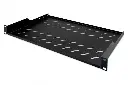 DIGITUS Shelf for fixed installation in 483 mm (19") cabinets BLACK