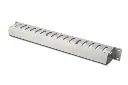 DIGITUS Cable Management Panel with detachable cover for 483 mm (19“) cabinets, 1U