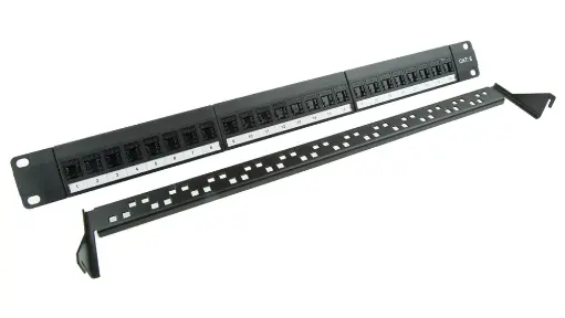 [AB-123P] A-PLUS Unshielded 24-Port Full-Loaded Patch Panel