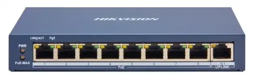 [DS-3E1309P-EI/M] Hikvision 8-Port Fast Ethernet Smart PoE Switch + 1-Uplink Gigabit