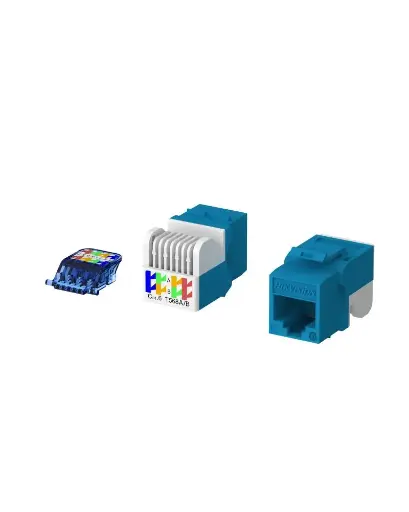 [DS-1CK6U90N] Hikvision Cat6 Unsheilded 90° Toolless Keystone Jack
