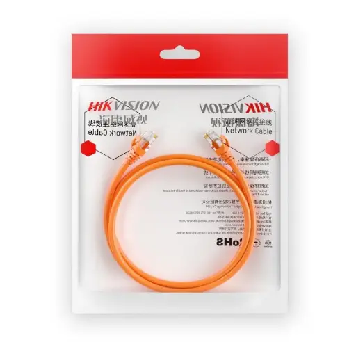 [DS-1NP6UEC0 Orange 1m] Hikvision Patch cord Orange 1m