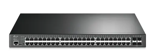 [TL-SG3452XP] Tp-Link JetStream 48-Port Gigabit and 4-Port 10GE SFP+ L2+ Managed Switch with 48-Port PoE+
