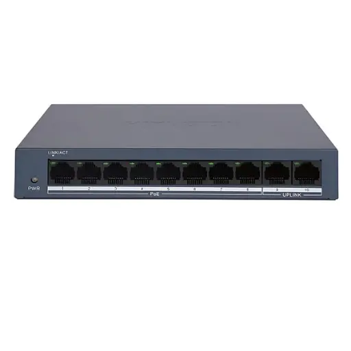 [DS-3E0110MP-E/M] Hikvision 10-Port Fast Ethernet Unmanaged 8-PoE Switch